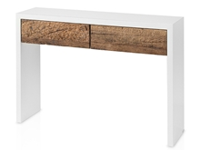 Consola evolución lisa con dos cajones